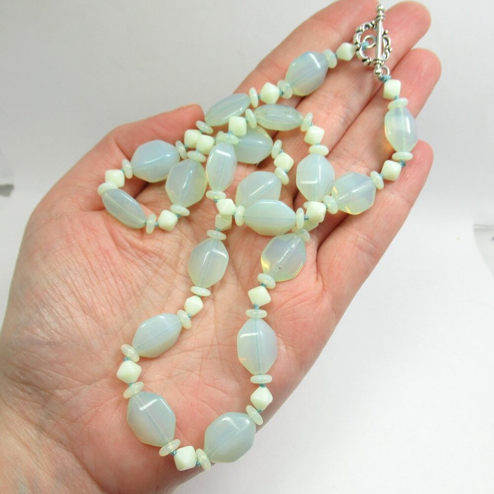 Czech glass necklace